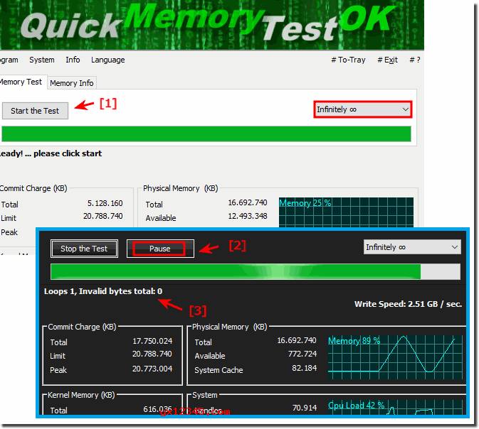 QuickMemoryTestOK测试内存教程